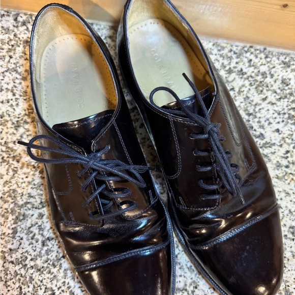 Cole Haan Men’s Size 11.5 Classic Black Leather Men's Oxford - Picture 2 of 14